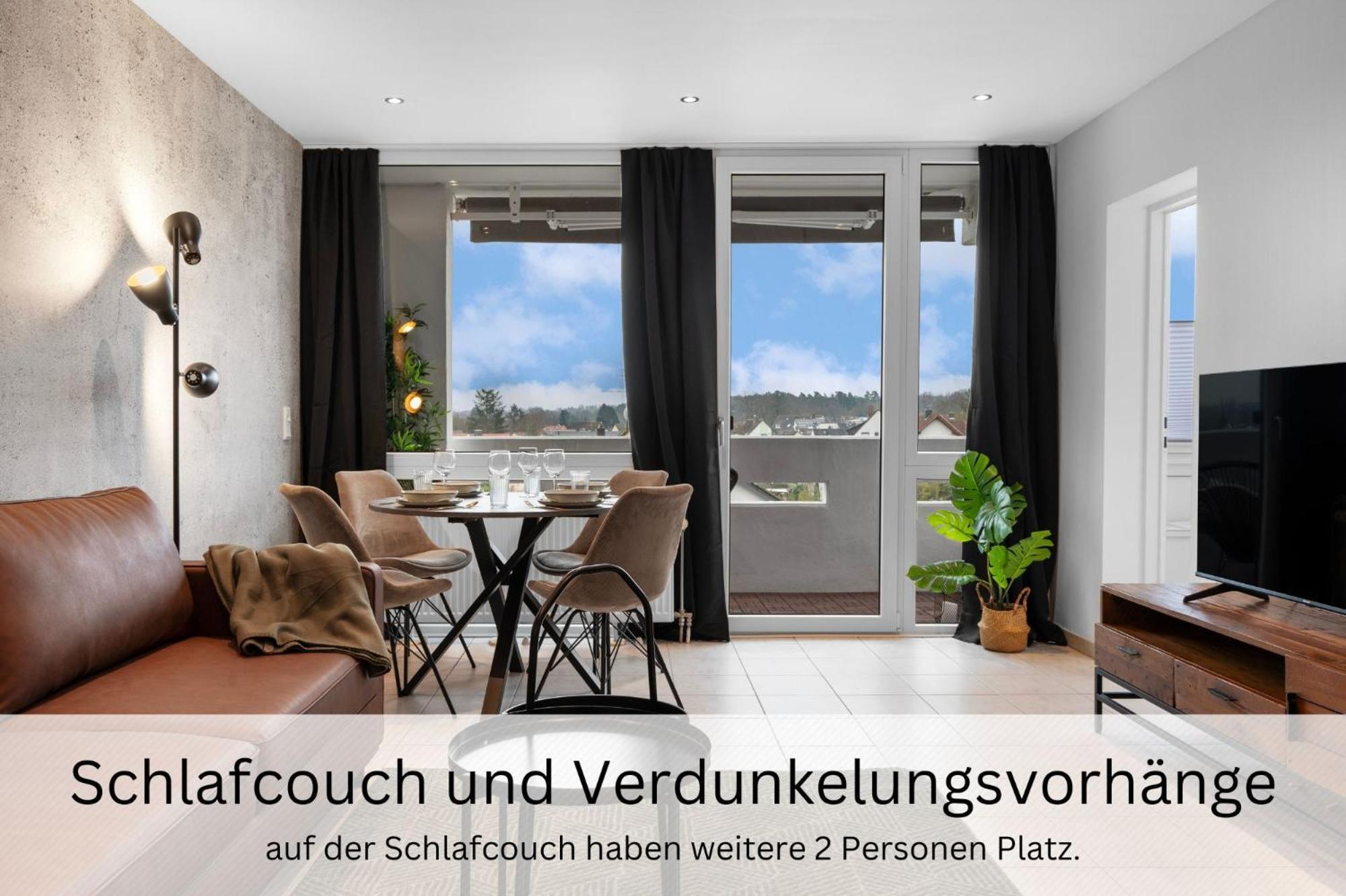 Urban Jungle Industrial Parkplatz Balkon Business Apartamento Dreieich Exterior foto